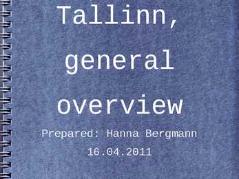 Tallinn-general overview