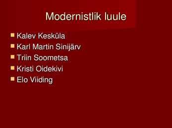 Eesti nüüdiskirjandus #20