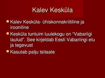 Eesti nüüdiskirjandus #21