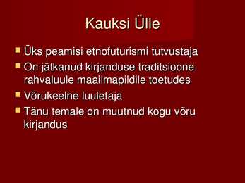 Eesti nüüdiskirjandus #24