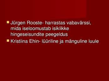Eesti nüüdiskirjandus #27