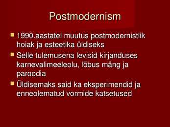 Eesti nüüdiskirjandus #8
