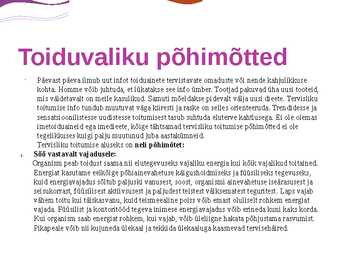 Toitumise tähtsus #2