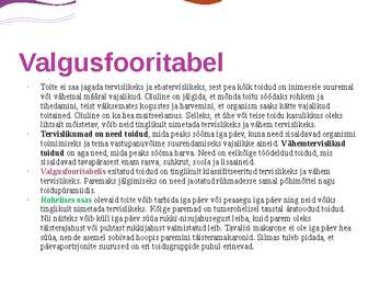 Toitumise tähtsus #12