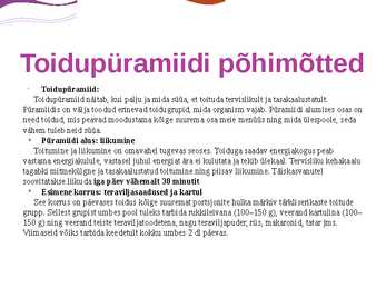 Toitumise tähtsus #5