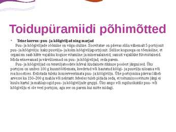 Toitumise tähtsus #7