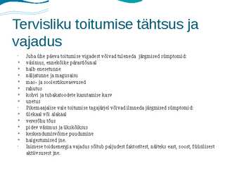 Tervislik toitumine-slaidid #3