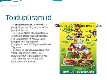 Tervislik toitumine-slaidid #5