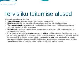 Tervislik toitumine-slaidid #7