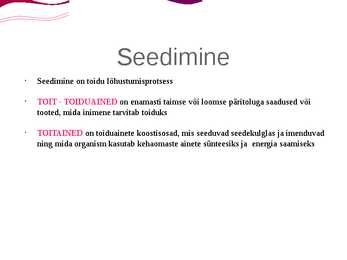 Seedimine #2