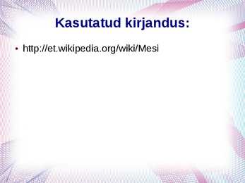 Orgaaniline keemia - Mesi #13