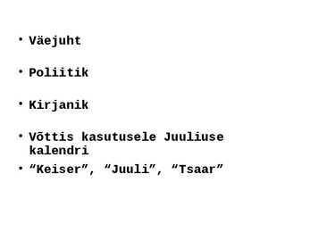 Julius Caesar #8