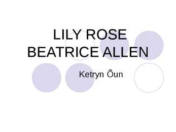 Lily Allen
