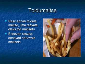 Rasvad inimkehas - powerpoint #11