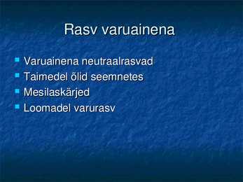 Rasvad inimkehas - powerpoint #5