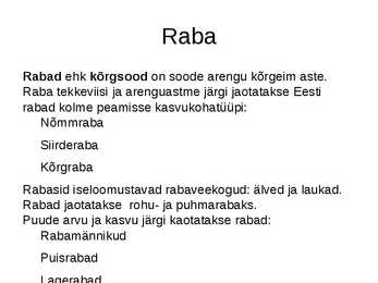 Raba kooslus #2