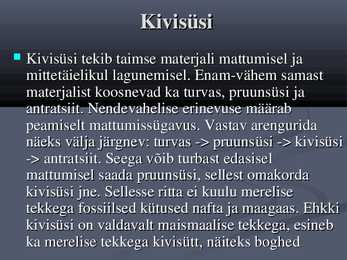 PowerPointi esitlus Eesti kivimite kohta #13