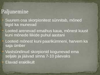 Skorpionid #6