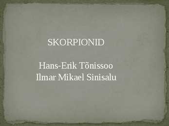 Skorpionid
