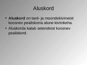 Eesti aluspõhi #4