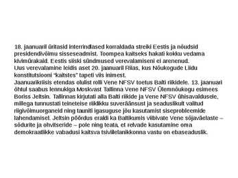 Eesti Vabariigi taastamine #3