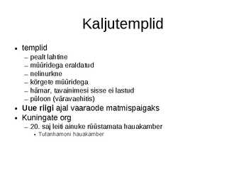 Vana-Egiptuse ja Uue riigi arhitektuur #9