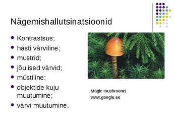 Esitlus psühhotroopsetest hallutsinogeensetest seentest #4