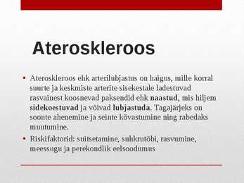Südame- ja veresoonkonnahaigused #8