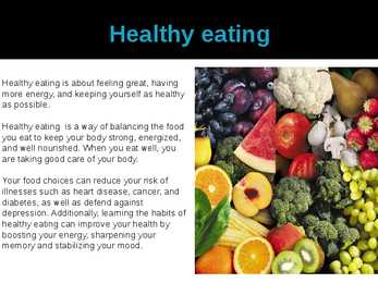 Healthy eating and school lunches #2