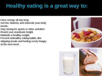 Healthy eating and school lunches #7
