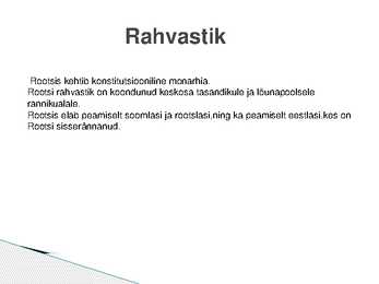 Rootsi referaat #5