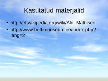 Alo Mattiisen #8