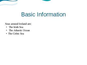 Seas around Ireland #4