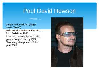 Famous people from Ireland #6