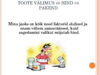 Tarbimine-Ettekane #7