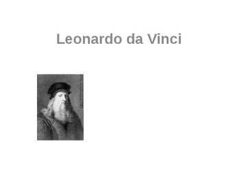 Leonardo da Vinci-slaidid