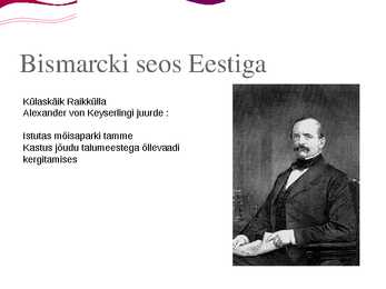 Otto von Bismarck esitlus #7