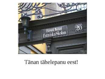 Väliseestlaste koolid #11