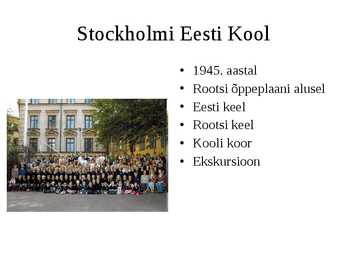 Väliseestlaste koolid #7
