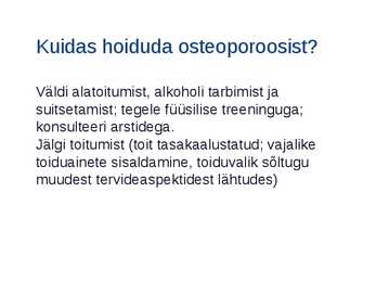 Osteoporoos #6