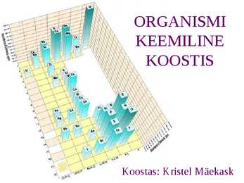 Organismi keemiline koostis - slideshow