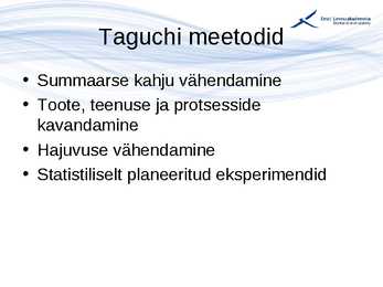 Kvaliteedijuhtimise aluste konspekt #115