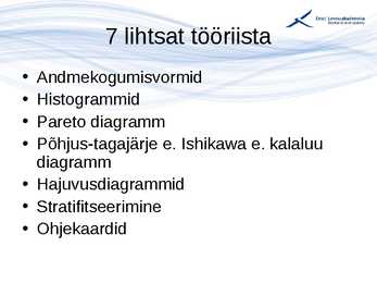 Kvaliteedijuhtimise aluste konspekt #118
