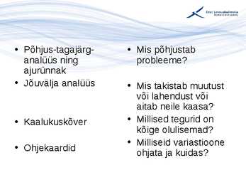 Kvaliteedijuhtimise aluste konspekt #120