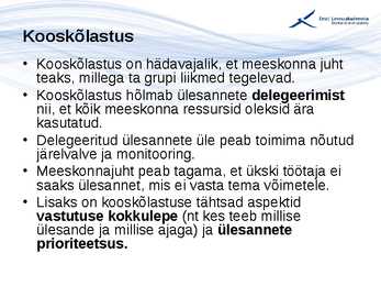 Kvaliteedijuhtimise aluste konspekt #135