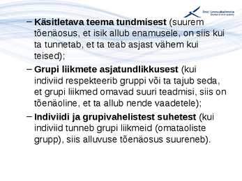 Kvaliteedijuhtimise aluste konspekt #150