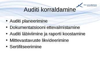 Kvaliteedijuhtimise aluste konspekt #171