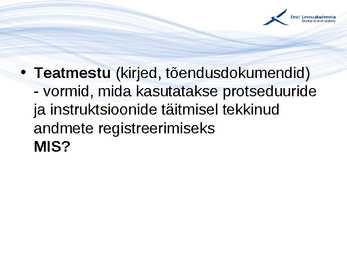 Kvaliteedijuhtimise aluste konspekt #187