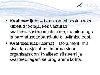 Kvaliteedijuhtimise aluste konspekt #196