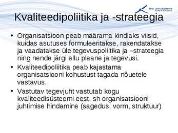 Kvaliteedijuhtimise aluste konspekt #199
